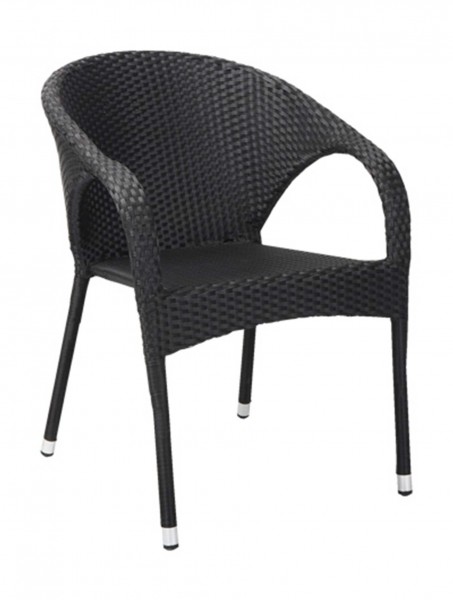 Alu-Rattan Sessel Rondo