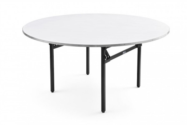 Banketttisch rund klappbar, Durchmesser D - 180 cm 76 cm Hoch mit Lärmschutz