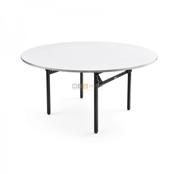 Banketttisch rund klappbar Durchmesser D - 160 cm 76 cm Hoch mit Lärmschutz