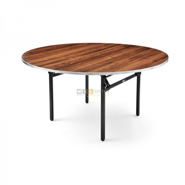 Konferenz- & Banketttisch klappbar RUND, Durchmesser 180x76 cm (DxH)